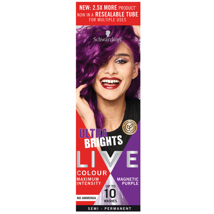 Schwarzkopf LIVE Colour Ultra Brights Magnetic Purple 75ml