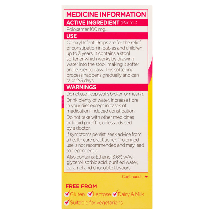 Coloxyl Drops 10% 30ml