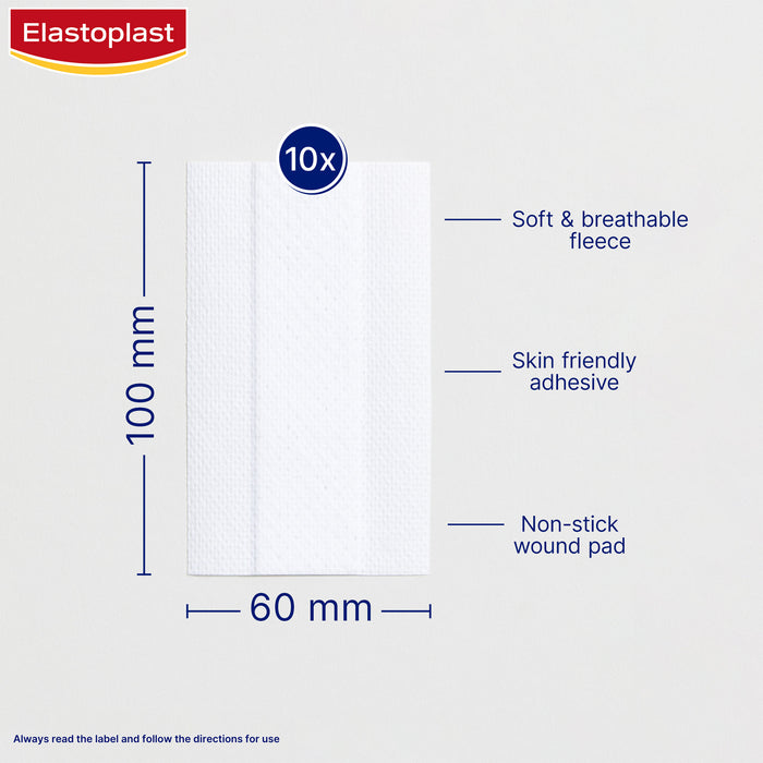 Elastoplast Sensitive 10 Dressing Lengths 6x10cm