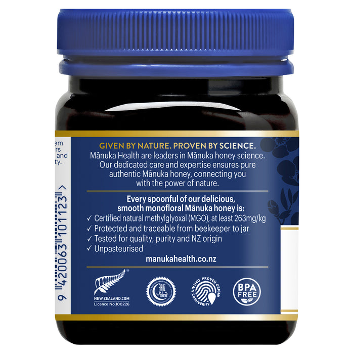 Manuka Health Manuka Honey MGO 263+ UMF10 250g (NOT For sale in WA)
