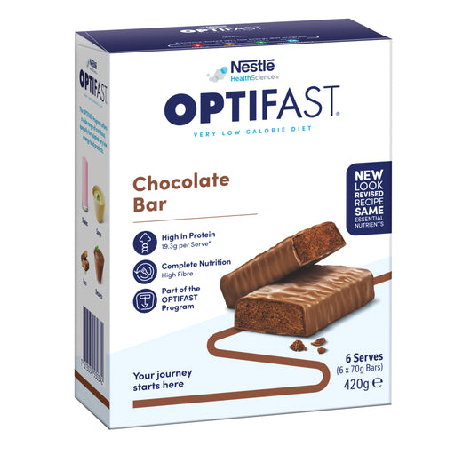 Optifast VLCD Bars Chocolate 6x70g.