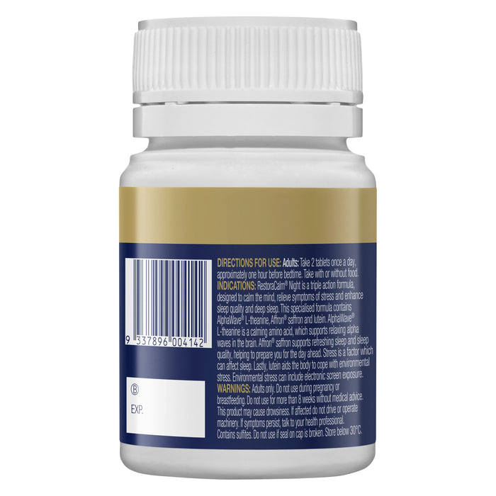 Bioceuticals Restoracalm Night 60 Capsules
