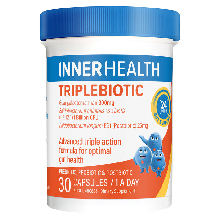 Inner Health Triple Biotic 30 Capsules.