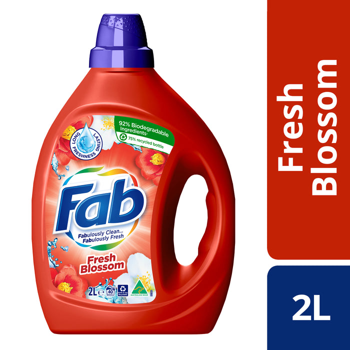 Fab Laundry Liquid Fresh Blossom 2L