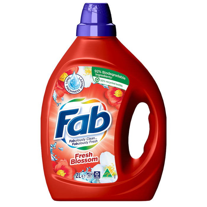 Fab Laundry Liquid Fresh Blossom 2L