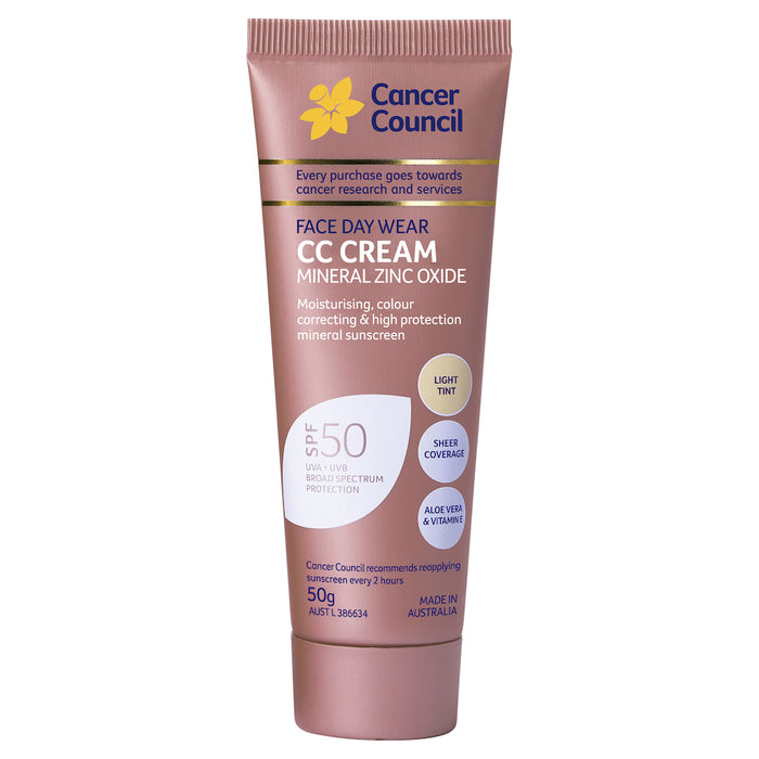 Face Day Wear CC Cream SPF50 Light Tint 50g