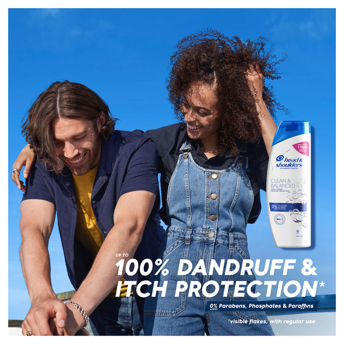 Head&Shoulders Clean & Balanced Shampoo 400ml.