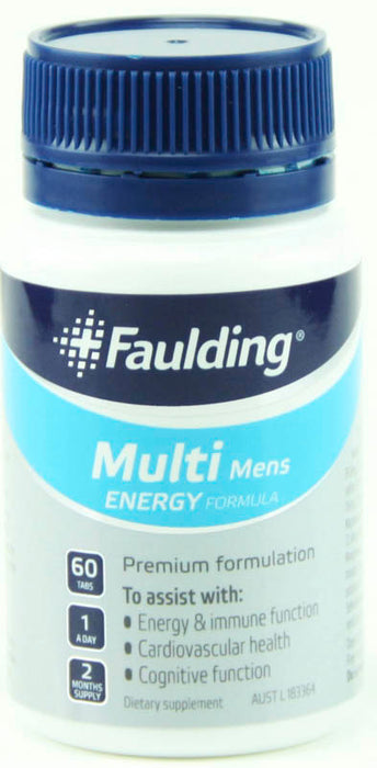 Faulding Multi Mens Energy 60 Tablets