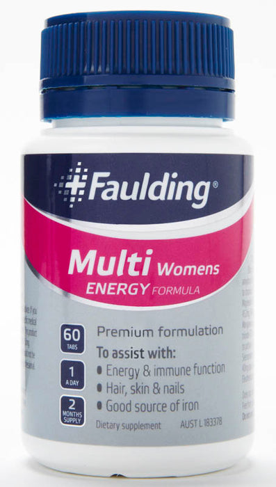 Faulding Multi Womens Energy 60 Tablets