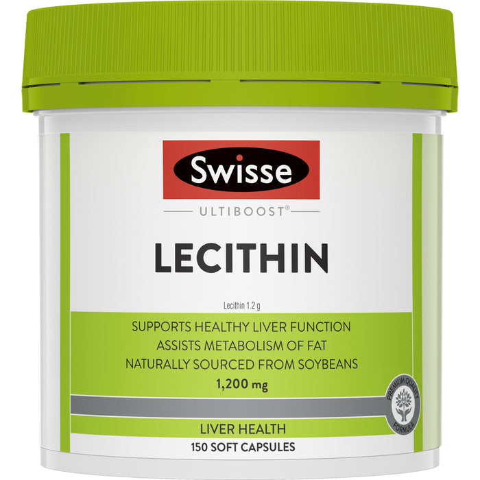 Swisse Ultiboost Lecithin 150 Capsules.