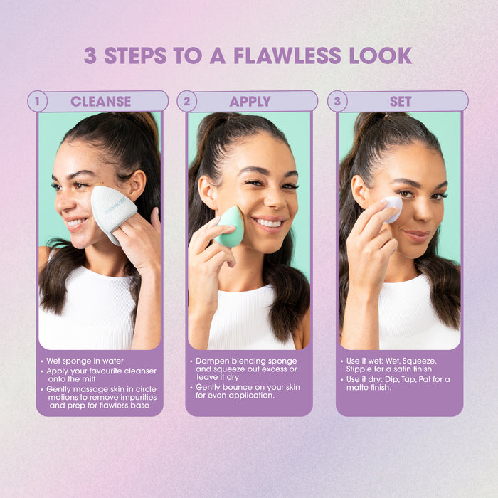 Manicare Velvety Microfibre Wet/Dry Sponge.