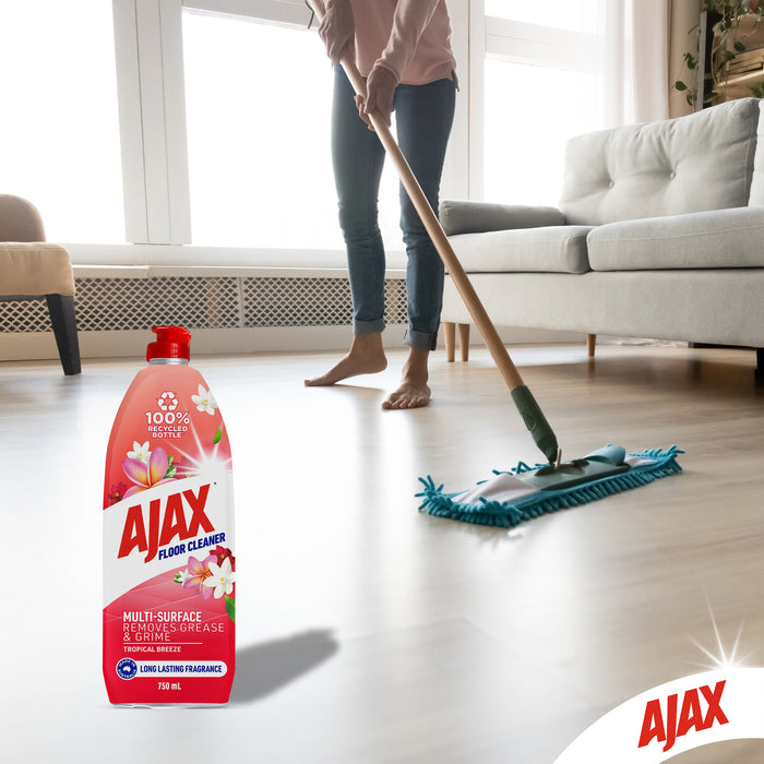 Ajax Floor Cleaner Tropical Breeze 750mL