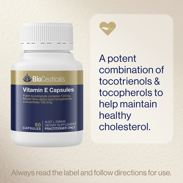Bioceuticals Vitamin E Capsules 60 Capsules