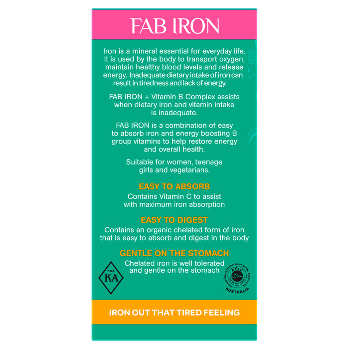 FAB Iron Tablets 60