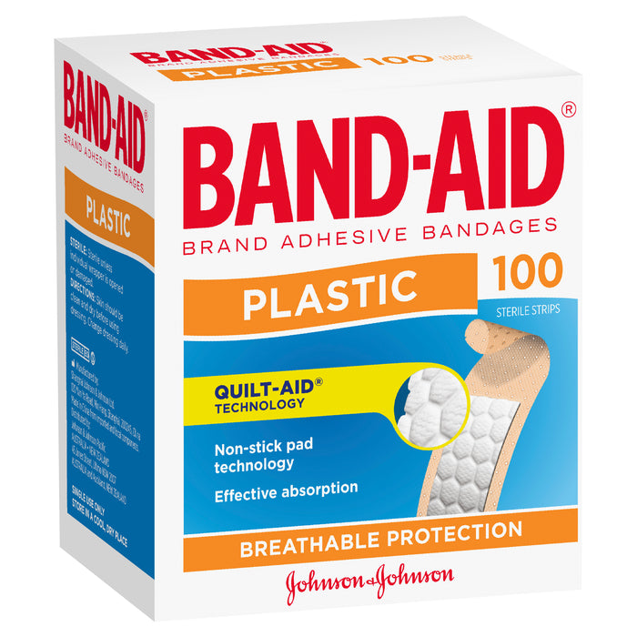 Band-Aid Brand Plastic Strips 100.