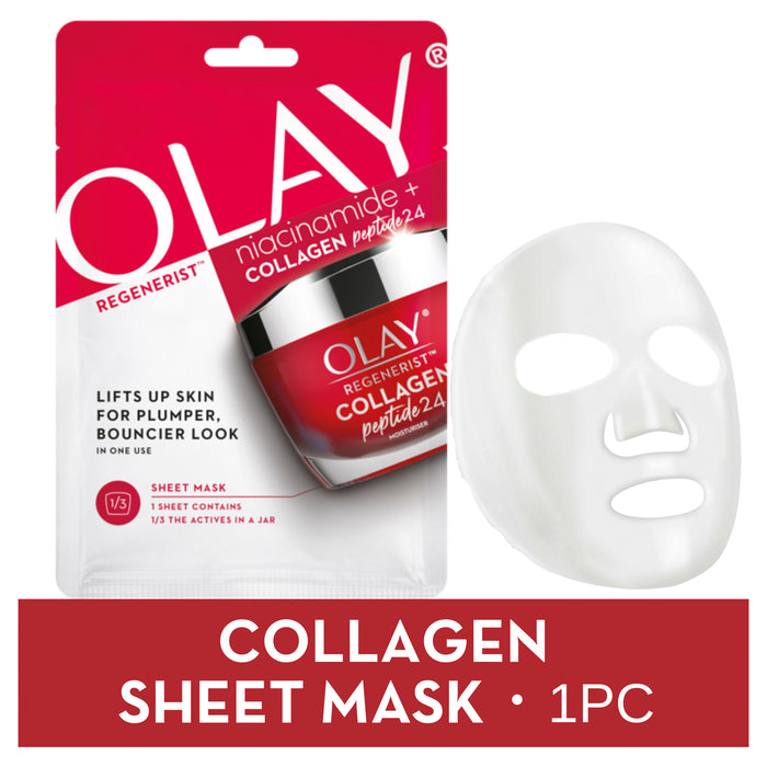 Olay Regenerist Niacinamide + Collagen Peptide 24 Mask 1 Piece