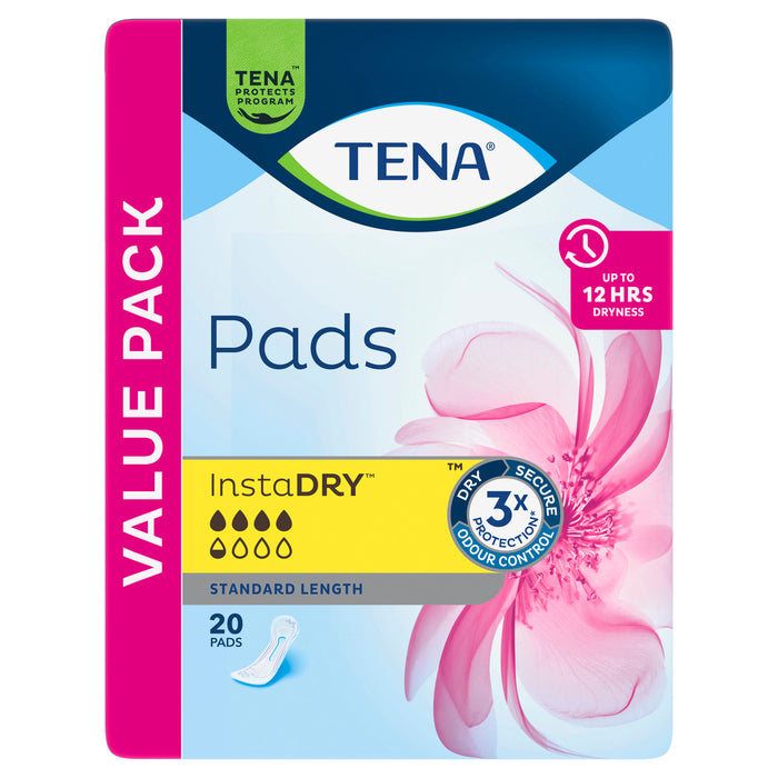 TENA Pads Instadry Standard 20 Pack