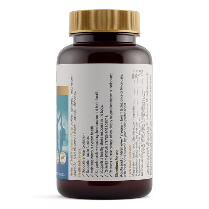 Herbs Of Gold Magnesium Forte 60 Tablets