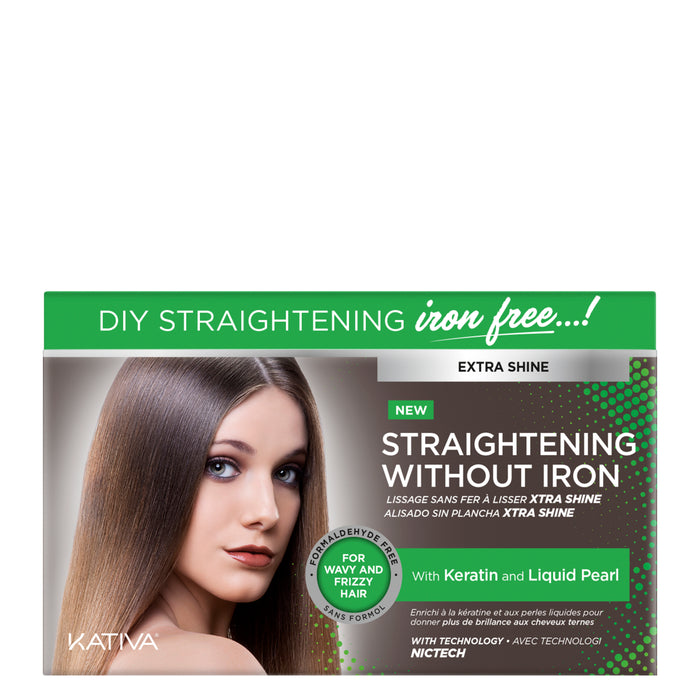 Kativa Hair Straightening Extra Shine Kit.