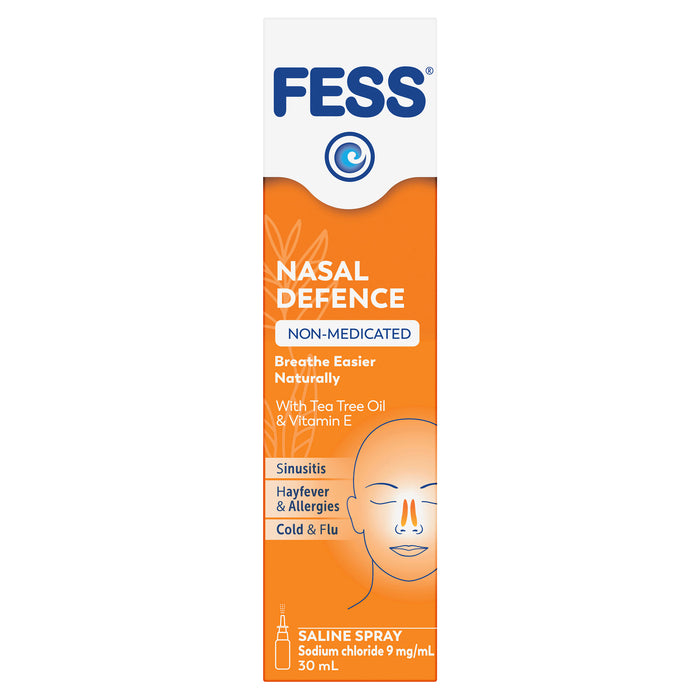 Fess Nasal Defence Non-Medicated Spray 30mL.