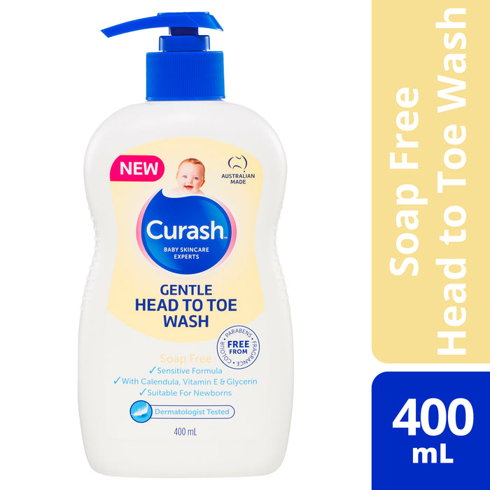 Curash Gentle Head To Toe Wash 400ml