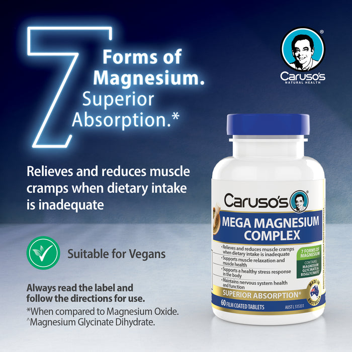 Caruso's Mega Complex Magnesium Tablets 60