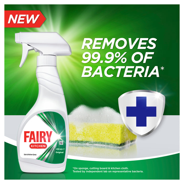 Fairy Lemon Dish & Kitchen Spray 450ml