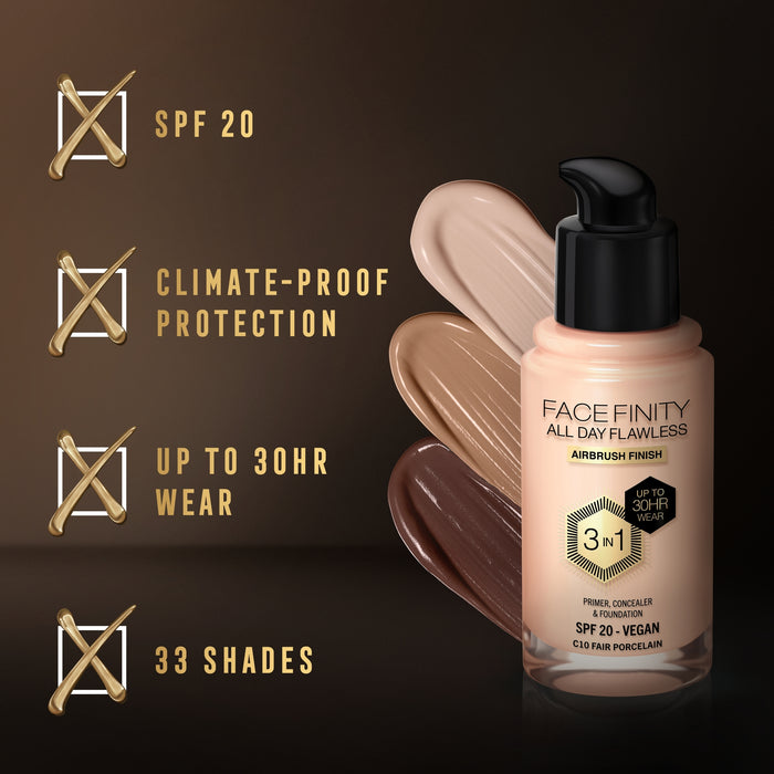 Max Factor Facefinity Age Defy Foundation 10 Fair Porcelain
