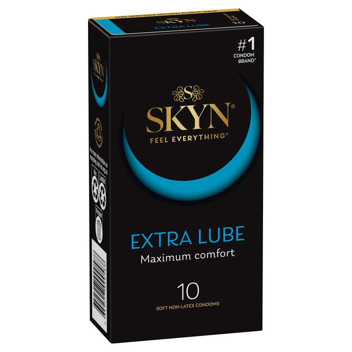 Ansell Lifestyles Condoms Skyn Extra Lube Latex Free 10 Pack