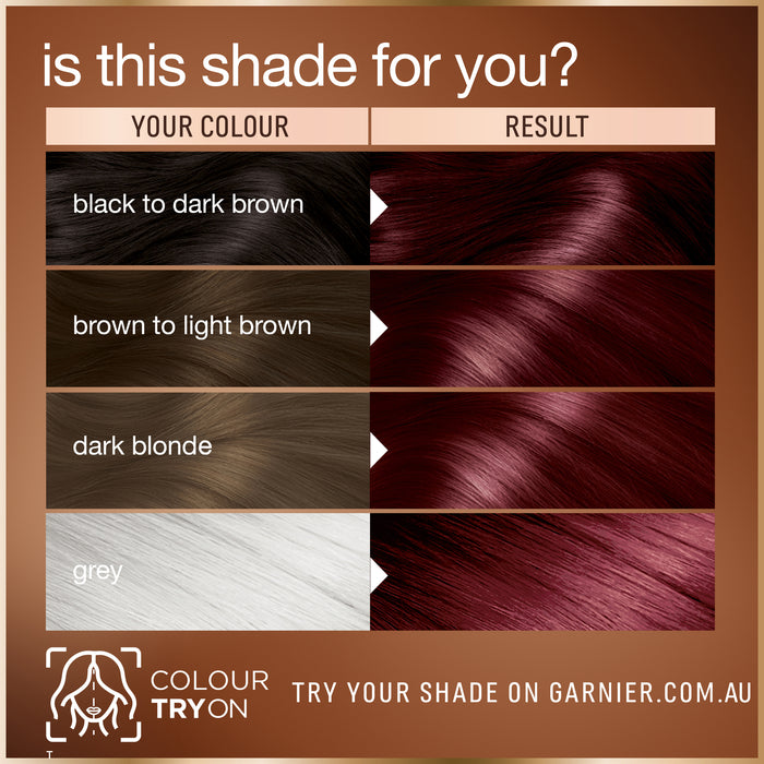 Garnier Good Hair Colour 6.6 Pomegranate Red