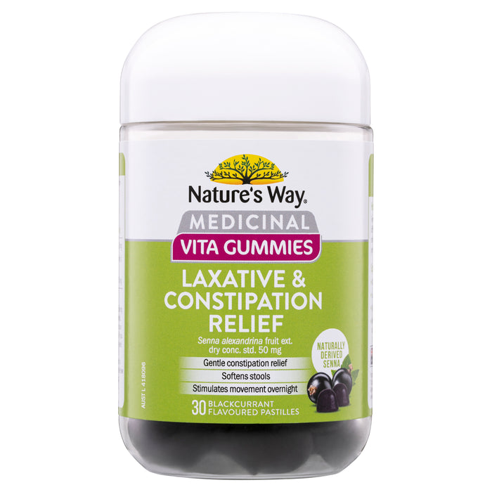 Nature's Way Medicinal Vita Gummies Laxative & Constipation 30