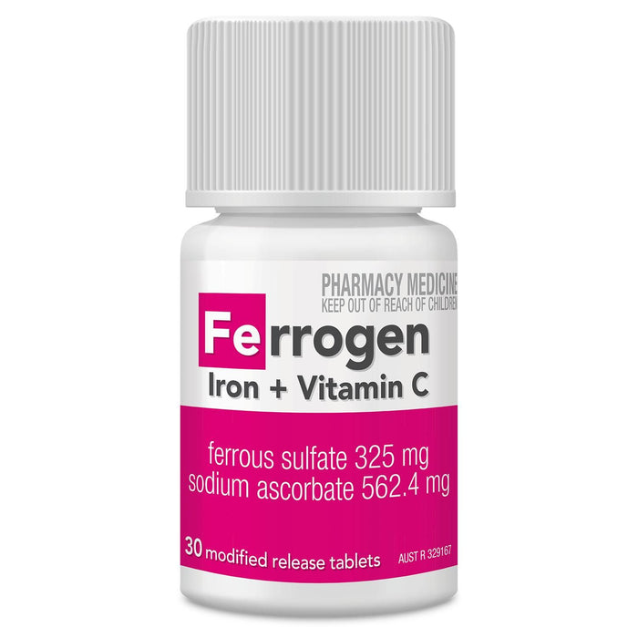 Ferrogen Iron + Vit C Mr Tab 30