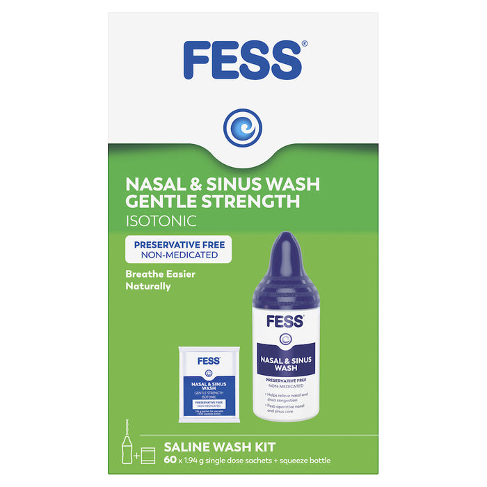 Fess Sinu Cleanse Gentle Cleansing Daily Wash Kit 60