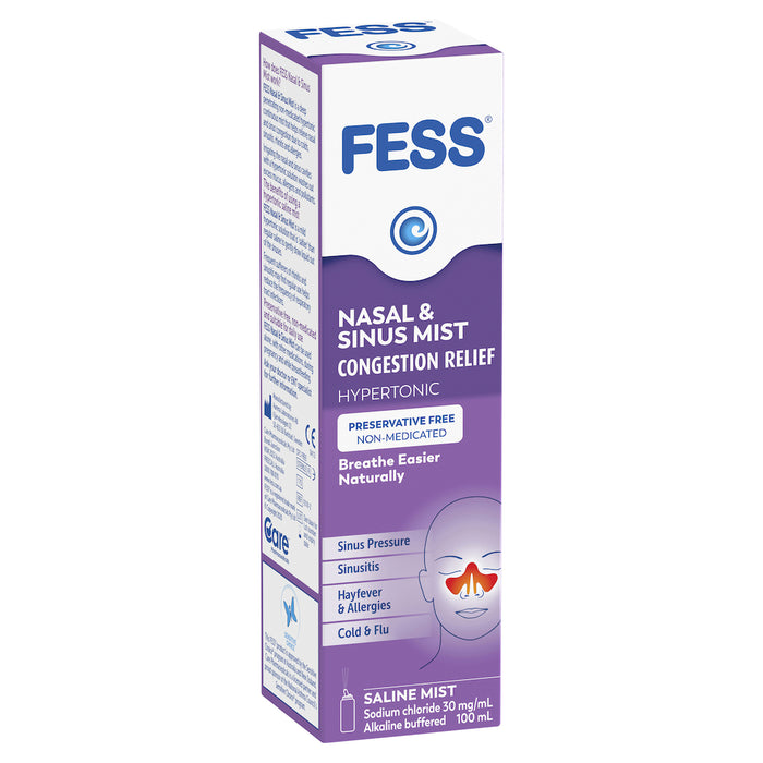 Fess Sinu Cleanse Nasal & Sinus Mist 100ml