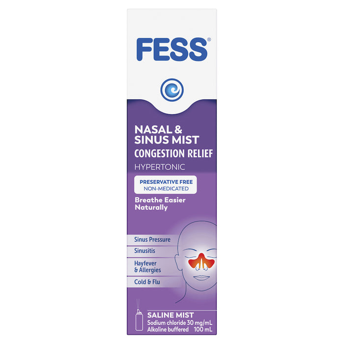 Fess Sinu Cleanse Nasal & Sinus Mist 100ml