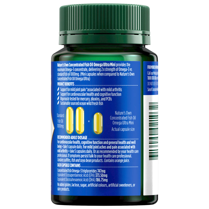 Nature's Own Ultra Mini Omega 60Capsules