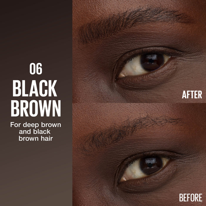 Maybelline Brow Inserts Multiplying Tool Black Brown (Carded)