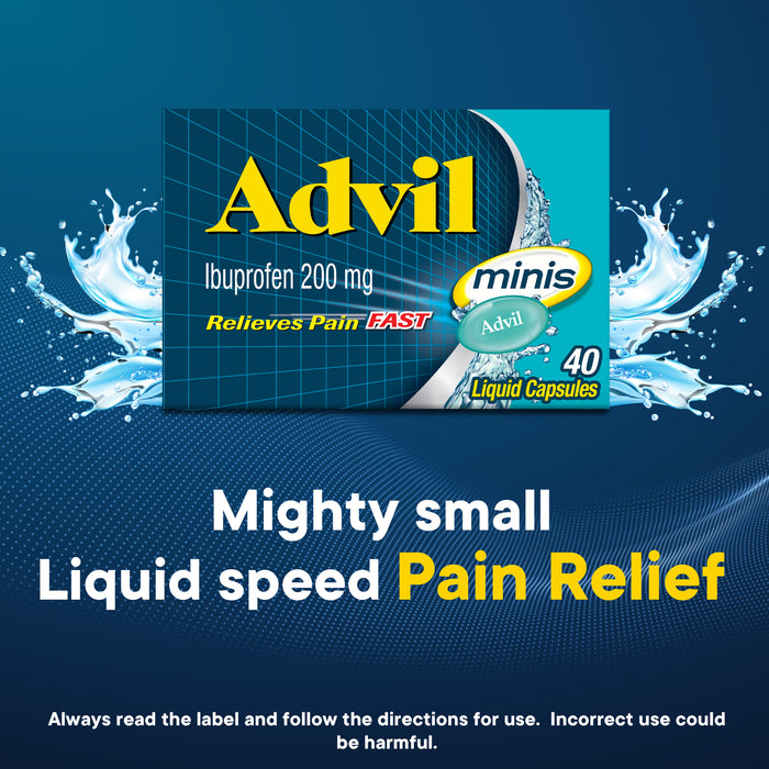 Advil Minis Liquid 40 Capsules