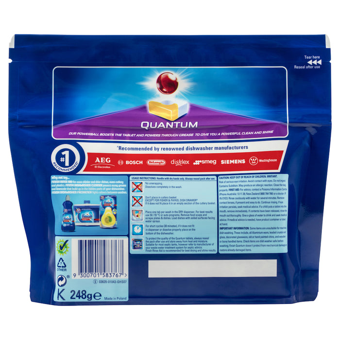 Finish Quantum Dishwashing Tablets 16