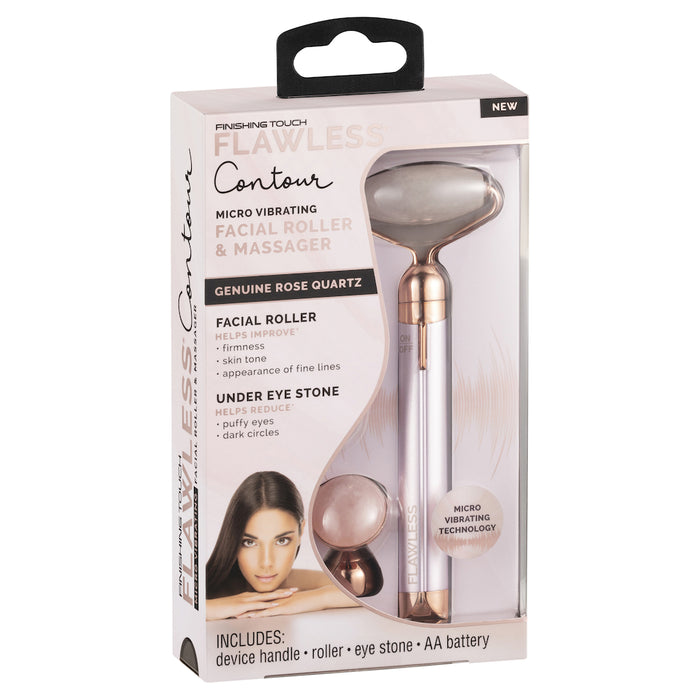 Finishing Touch Flawless Contour Facial Roller And Massager