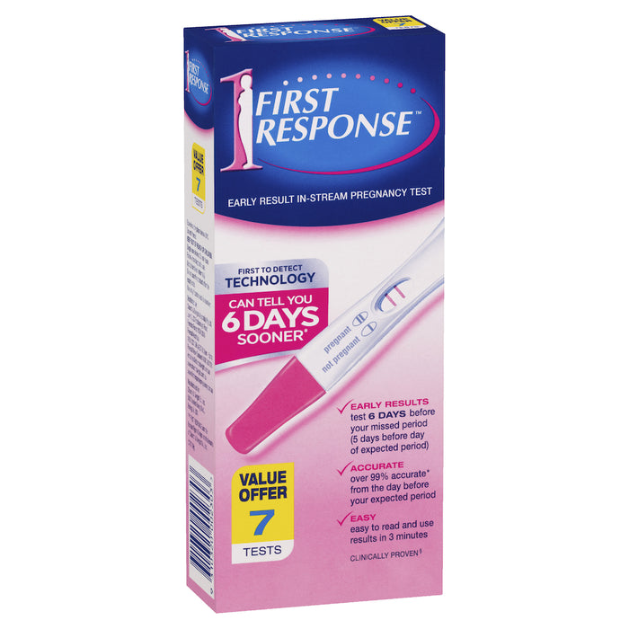 First Response Instream  6+1 Pregnancy Test Test