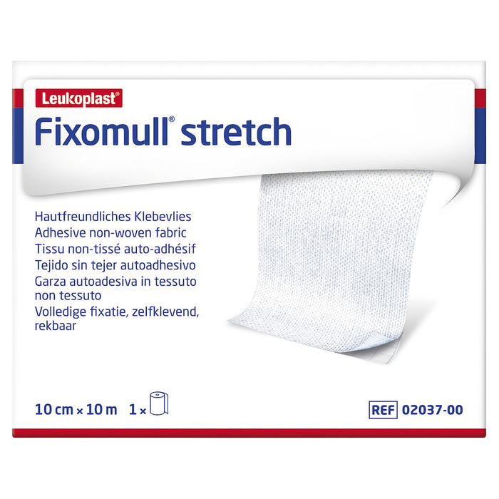 FIXOMULL Stretch 10cm X 10m White Box