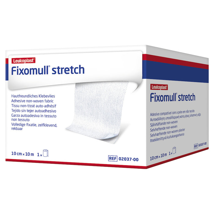 FIXOMULL Stretch 10cm X 10m White Box