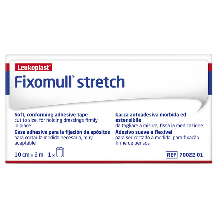 FIXOMULL Stretch 10cm x 2m White Box