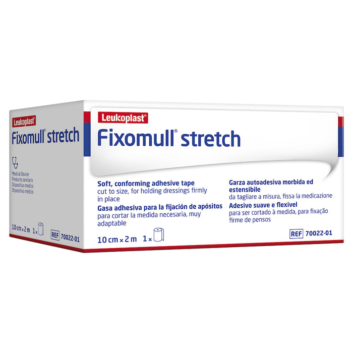 FIXOMULL Stretch 10cm x 2m White Box