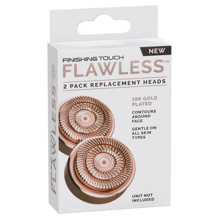 Flawless Finish Touch Face Replacement Heads 2pack