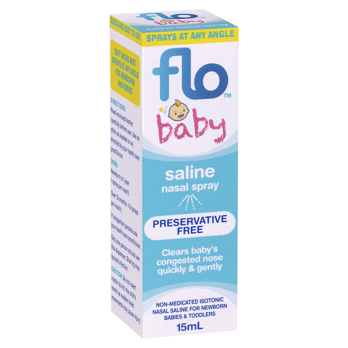 Flo Baby Saline Nasal Spray 15ml