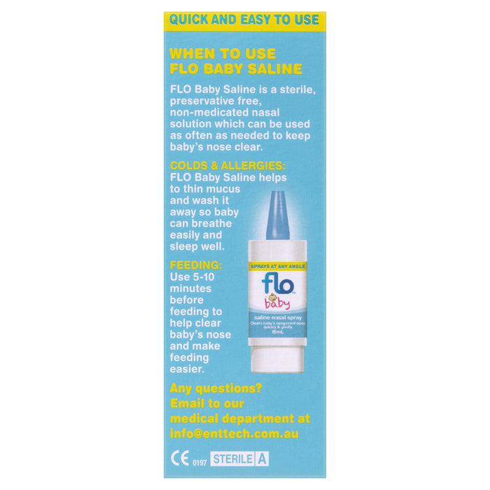 Flo Baby Saline Nasal Spray 15ml