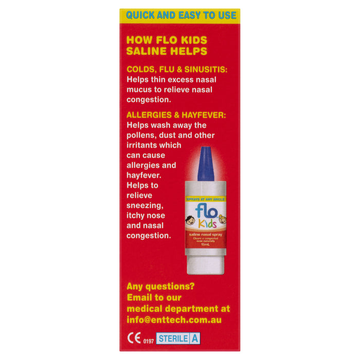 Flo Kids Saline Spray 15ml