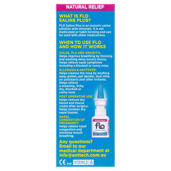 Flo Saline Plus Nasal Spray 30ml